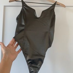 Urban outfitter metallic body suit